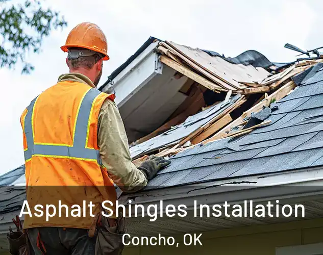 Asphalt Shingles Installation Concho, OK