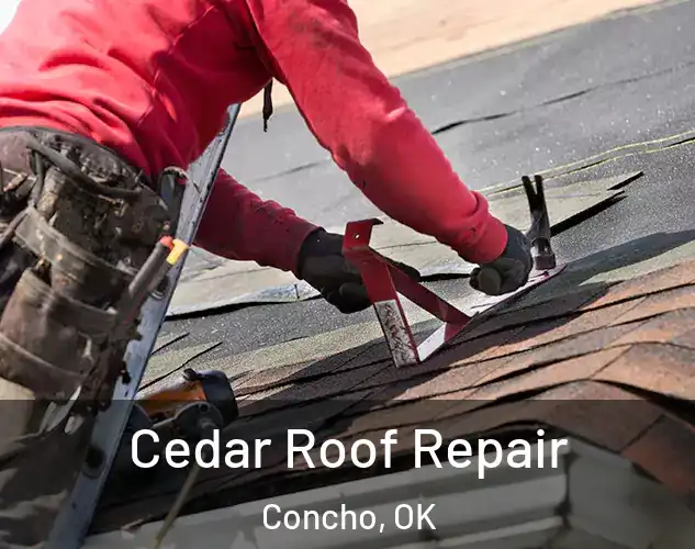  Cedar Roof Repair Concho, OK
