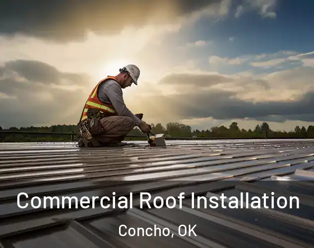  Commercial Roof Installation Concho, OK