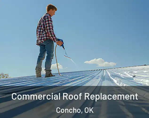  Commercial Roof Replacement Concho, OK