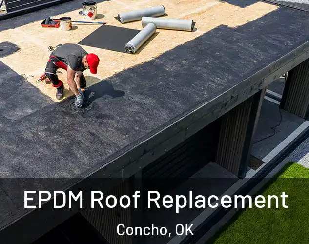 EPDM Roof Replacement Concho, OK