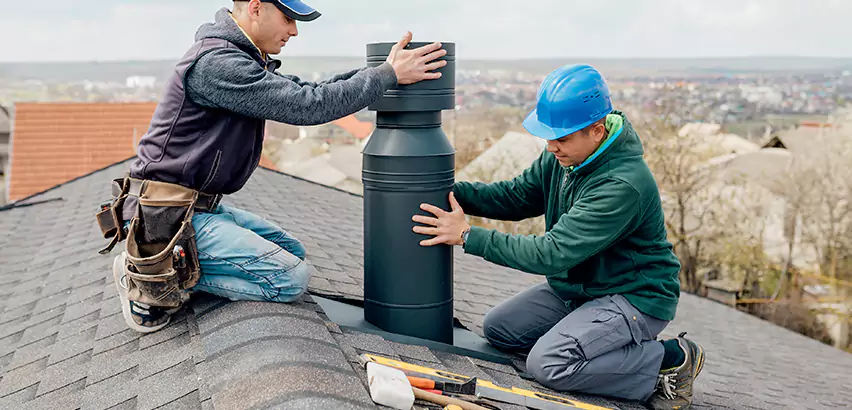 Chimney Flashing Replacement for Storm Damage in Concho