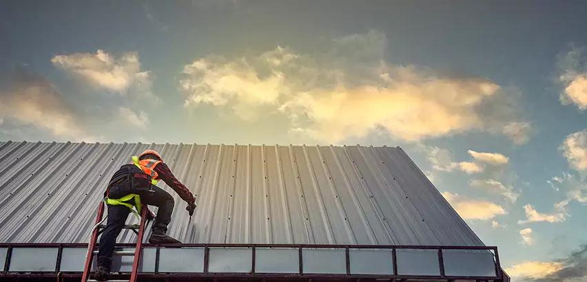 Commercial Built-Up Roof Installation in Concho