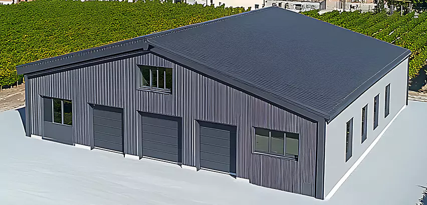 Corrugated Garage Roof Repair in Concho