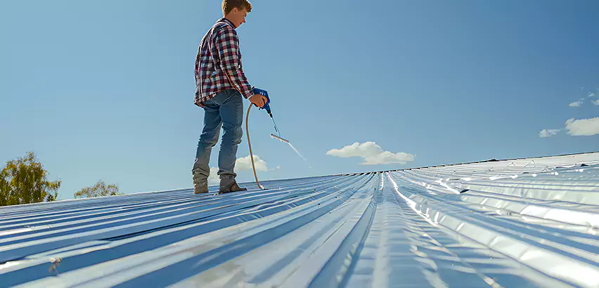 EPDM Roofing Installation Drip Edge in Concho