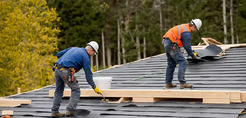 Garage Felt Roof Replacement in Concho
