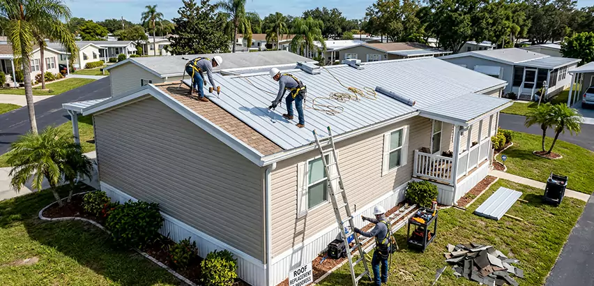 Mobile Home Metal Roof Replacement in Concho