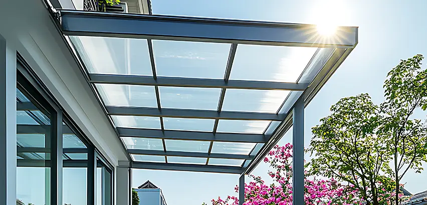 Glass Patio Roof Installation in Concho