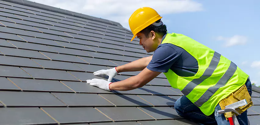 Slipped Slate Repair in Concho