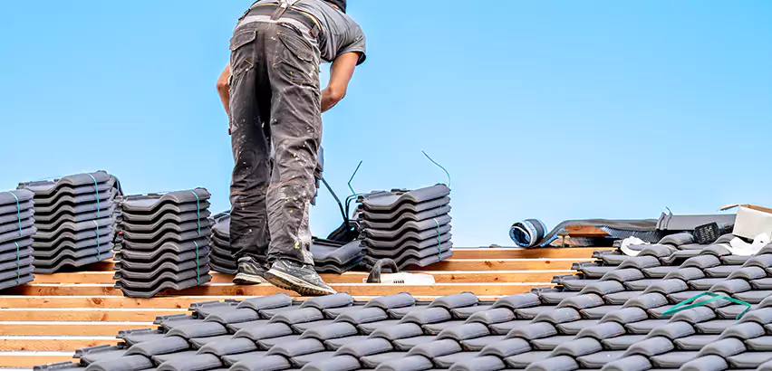 Replacing Tile Roof Underlayment in Concho