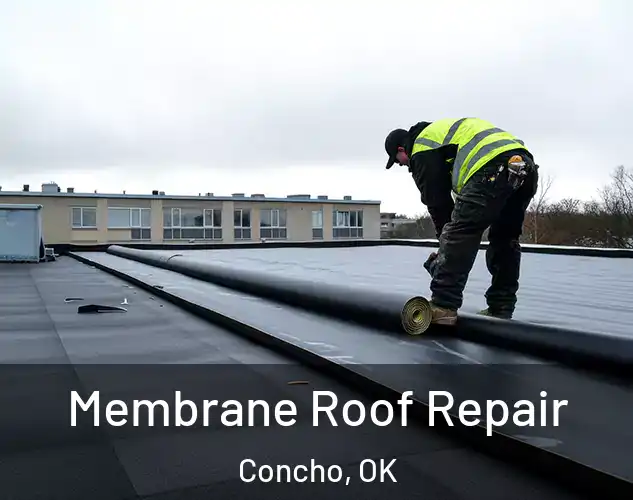  Membrane Roof Repair Concho, OK