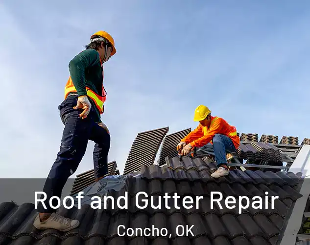  Roof and Gutter Repair Concho, OK