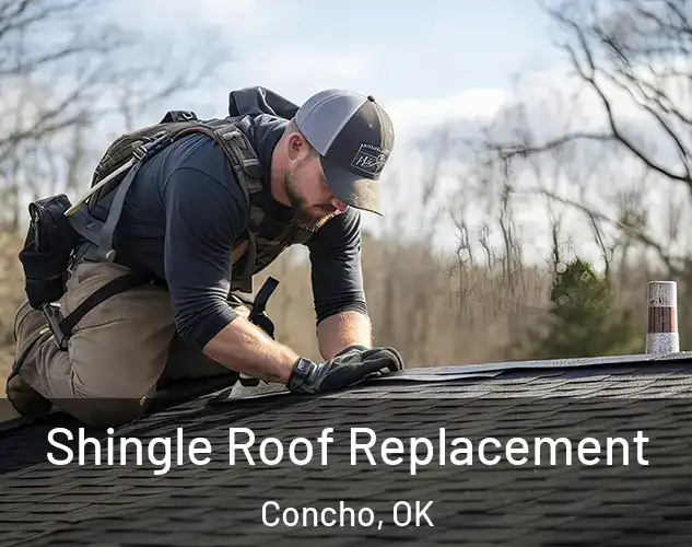  Shingle Roof Replacement Concho, OK