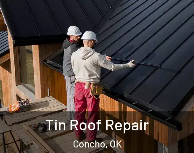  Tin Roof Repair Concho, OK