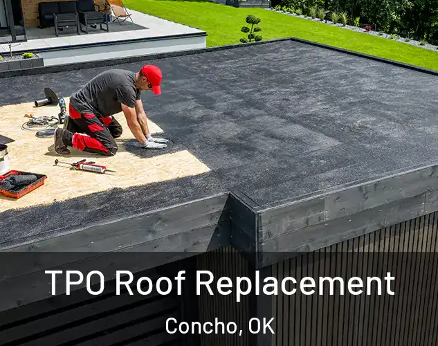  TPO Roof Replacement Concho, OK