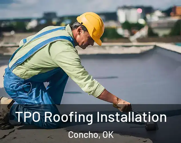  TPO Roofing Installation Concho, OK